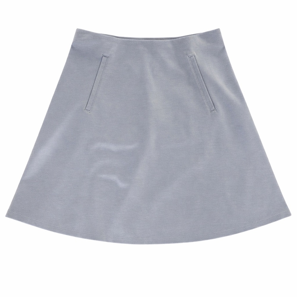 NWT Blue Loft Faux Suede A-Line Skirt